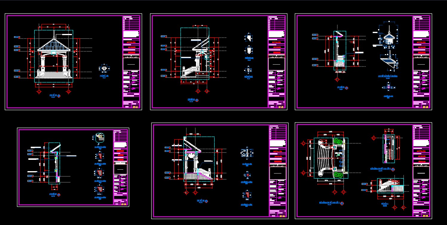 nhà vườn mái nhật,biệt thự 1 tầng mái nhật,file cad biệt thự 1 tầng