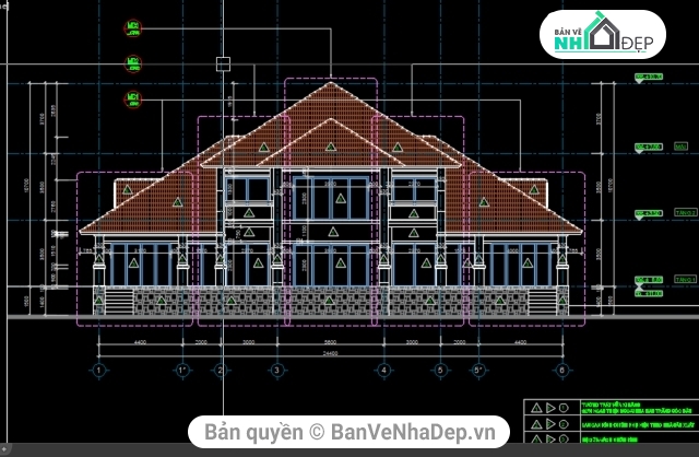 Bộ 8 bản vẽ cad thiết kế khách sạn hiện đại sang trọng [sale 10%]