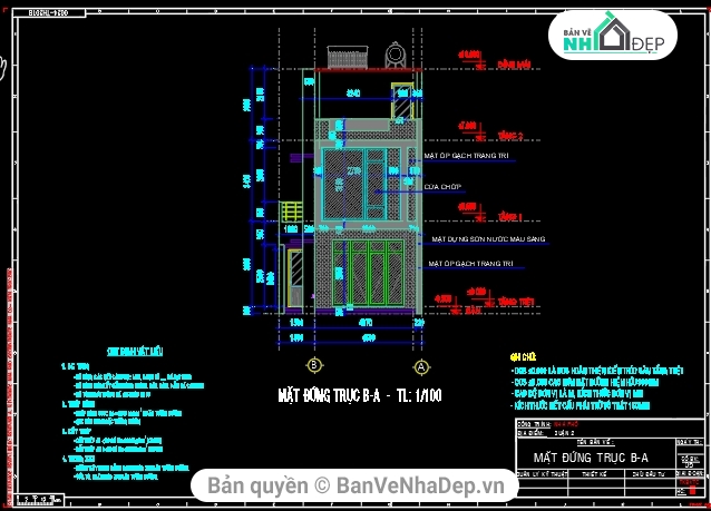 Bản vẽ nhà phố 3 tầng,cad nhà phố 3 tầng,file cad nhà phố 3 tầng,cad nhà phố 3 tầng hiện đại