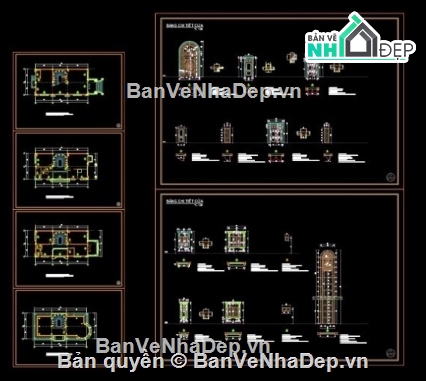 nhà phố 3 tầng,bản vẽ cad nhà phố 3 tầng đẹp,nhà phố 3 tầng cad