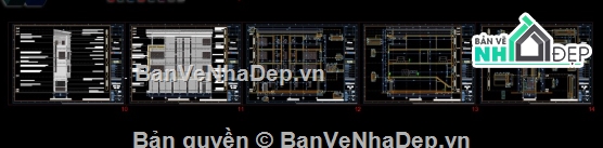 Bản vẽ nhà phố,nhà 4 tầng,nhà phố 4 tầng,cad nhà phố 4 tầng