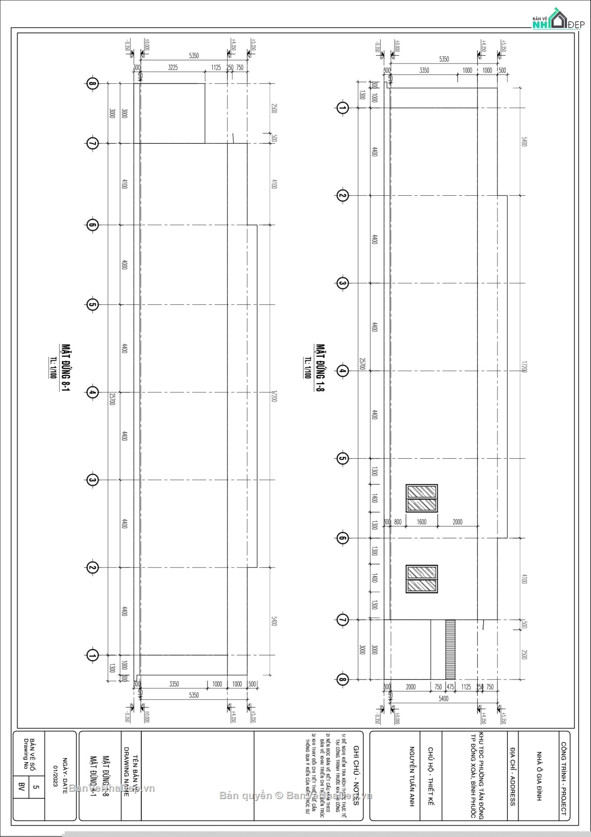 nhà mặt phố,nhà cấp 4,Bản vẽ nhà phố,Bản vẽ thi công nhà phố