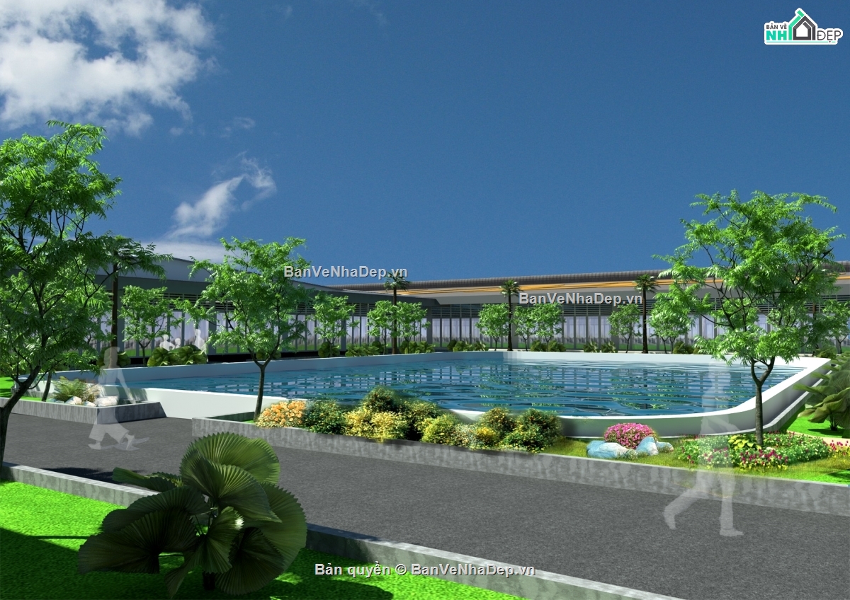 Bể nước 1500m3,Bể PCCC khu công nghiệp,Bể nước BTCT 1500m3,Bể phòng cháy chữa cháy,Bể nước kích thước 20.2x30.2m