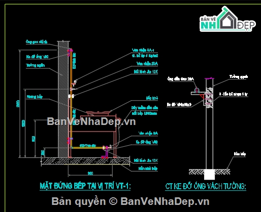 ban ve thiet ke bep,thiết kế hệ thống gas,tuyến ống LPG,hệ thông gas bếp công nghiệp