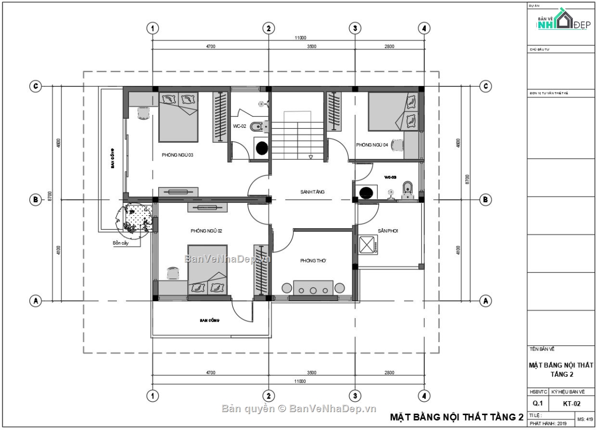 thiết kế autocad biệt thự 2 tầng,biệt thự 2 tầng mái bằng,biệt thự hiện đại 8.7x11m,bản vẽ cad biệt thự 2 tầng,Biệt thự 2 tầng hiện đại file cad