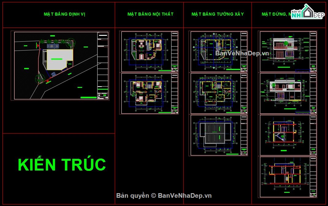 thiết kế autocad biệt thự 2 tầng,biệt thự 2 tầng mái bằng,biệt thự hiện đại 8.7x11m,bản vẽ cad biệt thự 2 tầng,Biệt thự 2 tầng hiện đại file cad