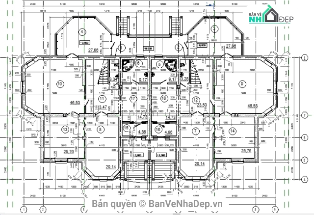 biệt thự 2 tầng,biệt thự mái dốc,biệt thự mái dốc revit,Revit biệt thự 2 tầng,thiết kế biệt thự 2 tầng revit