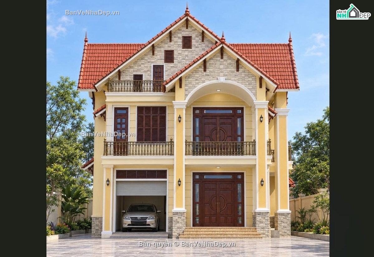 biệt thự 3 tầng,biệt thự 8.2x16m,bản vẽ biệt thự 3 tầng,thiết kế biệt thự 8.2x16,mẫu biệt thự 3 tầng