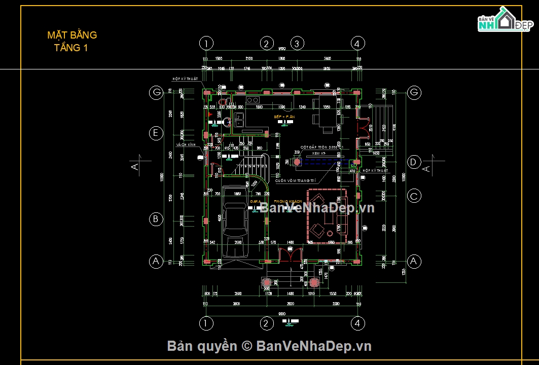 biệt thự 3 tầng,thiết kế biệt thự 3 tầng,Bản vẽ biệt thư 3 tầng,nhà 3 tầng
