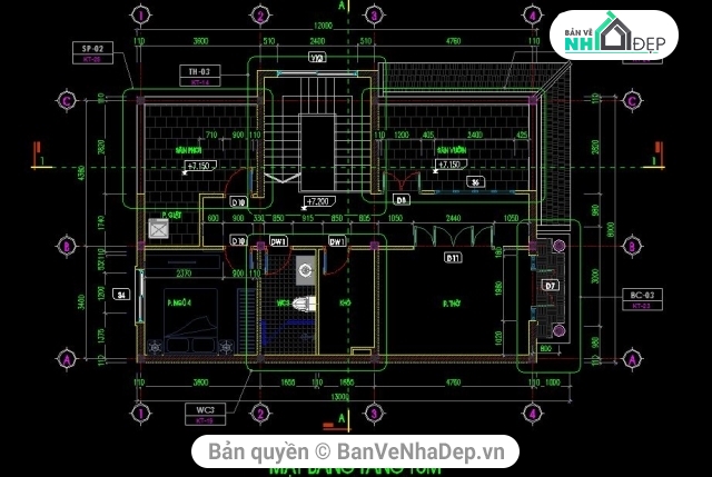 Mẫu biệt thự 3 tầng,Bản vẽ biệt thự 3 tầng 10x20m,Biệt thự gia đình 3 tầng,Biệt thự 3 tầng 1 hầm,thiết kế biệt thự 3 tầng