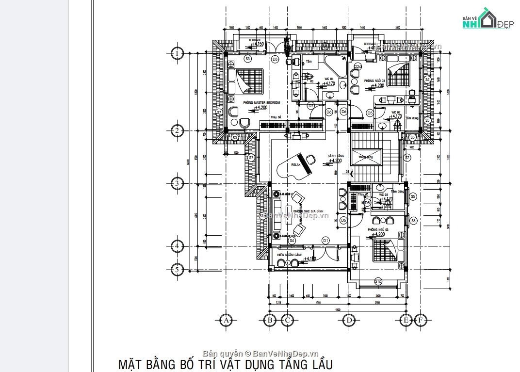 Hồ sơ thiết kế,biệt thự 2 tầng,biệt thự 2 tầng file cad,bản vẽ biệt thự 2 tầng