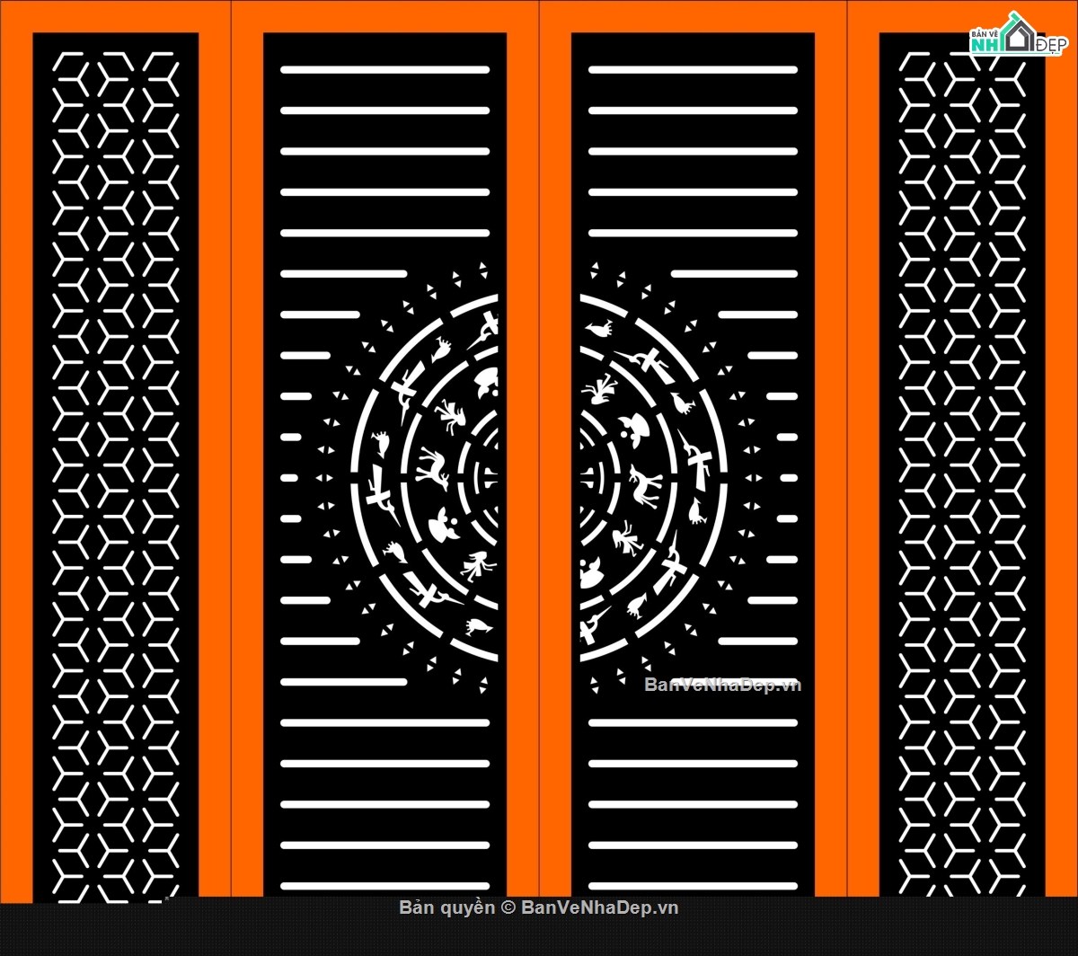 cổng 4 cánh cnc,file cnc cổng 4 cánh,mẫu cnc cổng 4 cánh