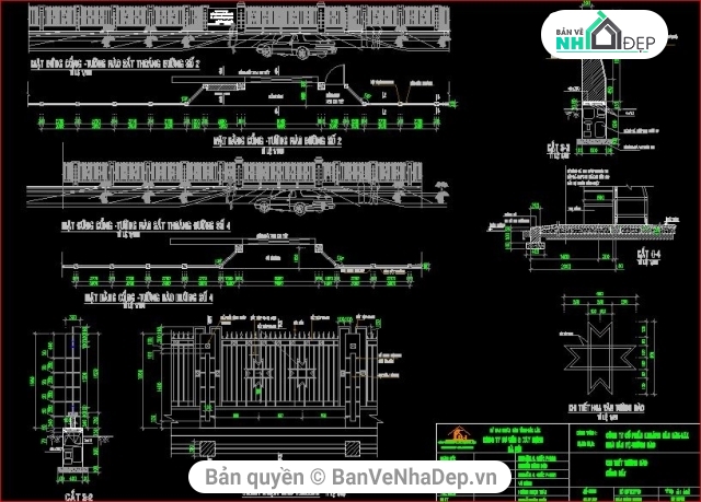 hàng rào,hàng rào sắt,mẫu hàng rào đẹp,các mẫu hàng rào,file cad hàng rào đẹp
