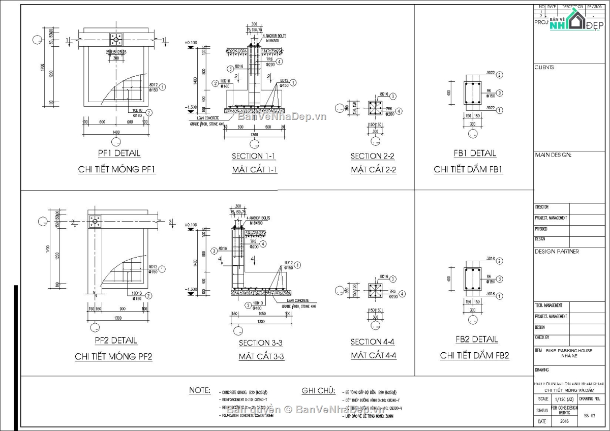 Kết cấu vì kèo 8m,Kết cáu bán kèo 8m,File Autocad kết cấu nhà để xe,Kết cấu nhà xe 8x44m,bản vẽ nhà để xe khung thép,Kết cấu nhà xe khung kèo mái tôn