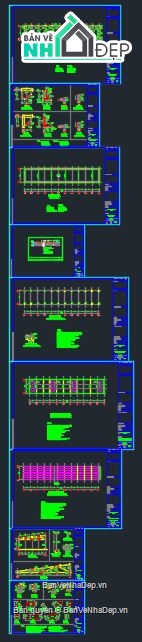 Kết cấu vì kèo 8m,Kết cáu bán kèo 8m,File Autocad kết cấu nhà để xe,Kết cấu nhà xe 8x44m,bản vẽ nhà để xe khung thép,Kết cấu nhà xe khung kèo mái tôn