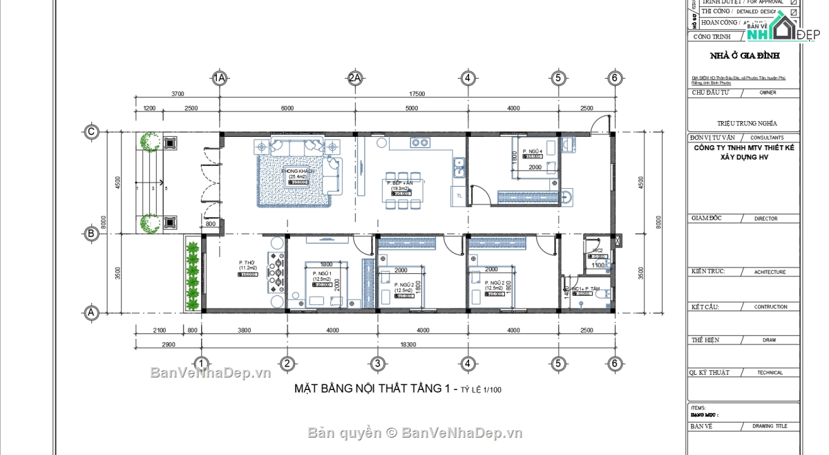 Bản vẽ thiết kế nhà,nhà 1 tầng,thiết kế nhà 1 tầng