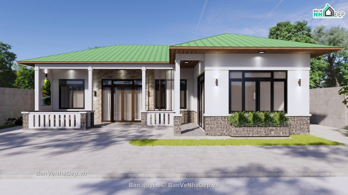 nhà cấp 4,biệt thự sân vườn,nhà mái nhật