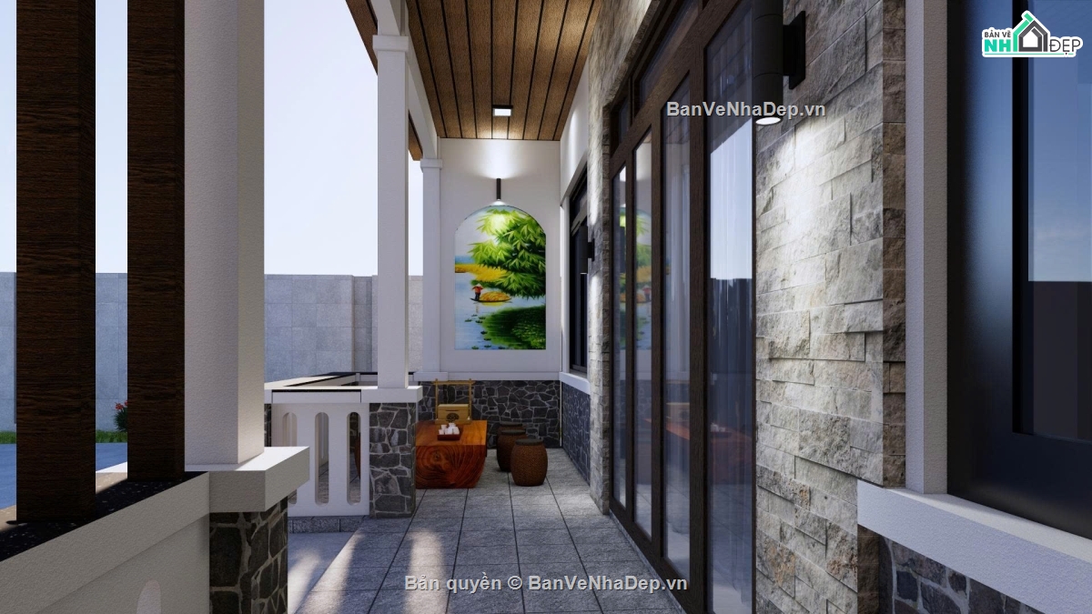 nhà cấp 4,biệt thự sân vườn,nhà mái nhật