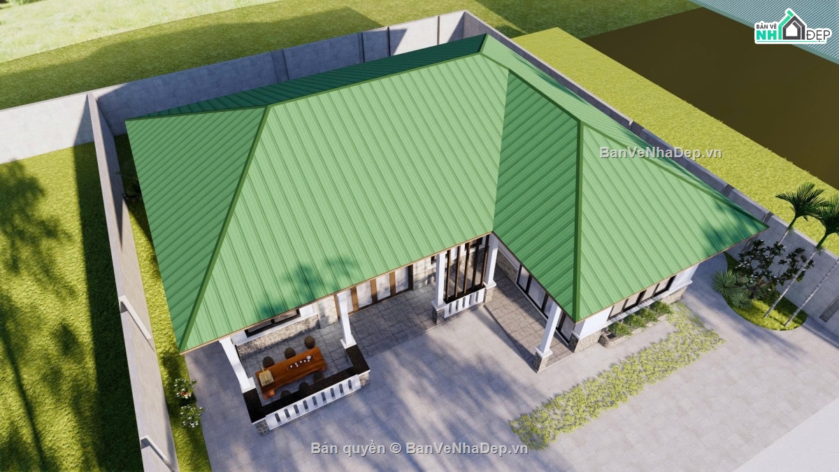 nhà cấp 4,biệt thự sân vườn,nhà mái nhật