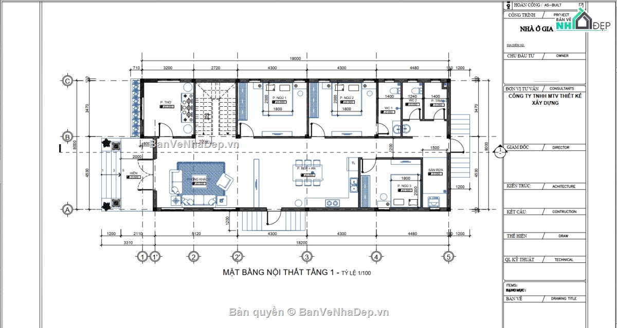 Bản vẽ thiết kế nhà,thiết kế nhà cấp 4,Bản vẽ nhà cấp 4