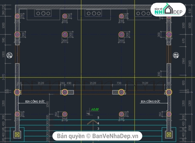 bản vẽ nhà thờ tộc,thiết kế nhà thờ,mẫu nhà thờ đẹp,bản vẽ nhà thờ,nhà thờ 7.4x9.1m