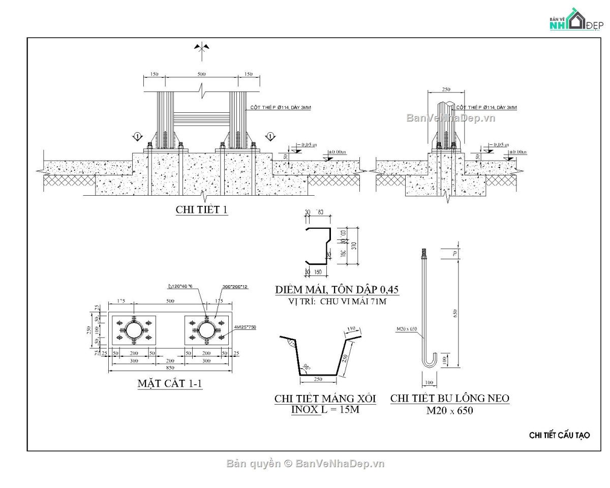 nhà để xe,bản vẽ gara xe máy,bản vẽ nhà để xe,nhà để xe nhân viên và khách,hồ sơ thiết kế nhà để xe