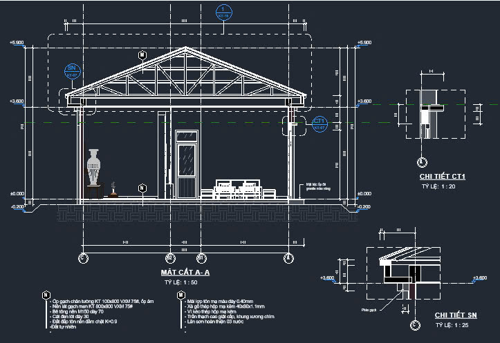 bản vẽ thiết kế nhà vườn 8x11m,bản vẽ nhà vườn đẹp,bản vẽ nhà 1 tầng kt 8x11m,bản vẽ nhà vườn,bản vẽ nhà 8x11m