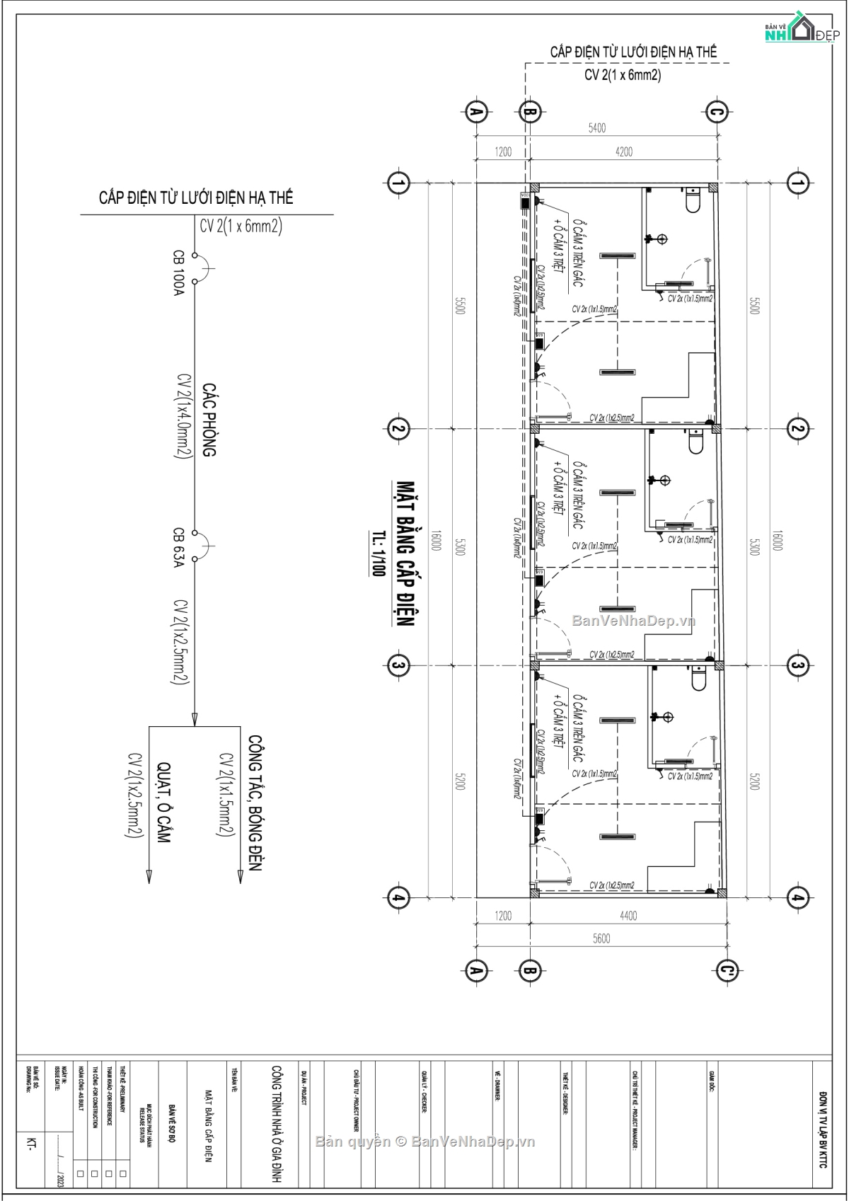 Bản vẽ thiết kế thi công nhà trọ gác lững,thiết kế nhà trọ,Bản vẽ nhà trọ,nhà trọ