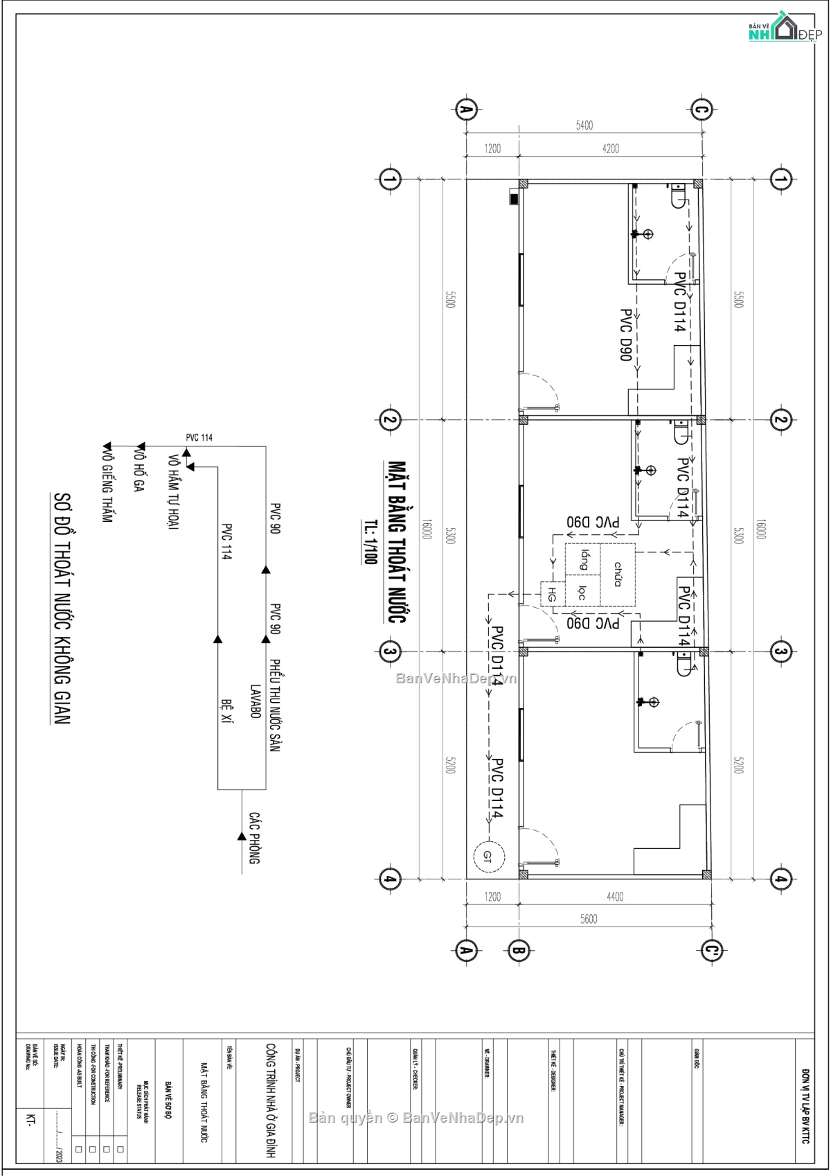 Bản vẽ thiết kế thi công nhà trọ gác lững,thiết kế nhà trọ,Bản vẽ nhà trọ,nhà trọ