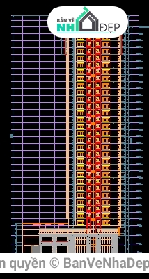bản vẽ tòa nhà chung cư,tòa nhà chung cư 32 tầng,thiết kế chung cư 32 tầng,file cad chung cư 32 tầng