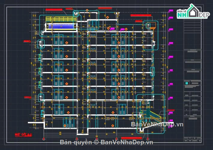 kiến trúc 4 tầng,Bản vẽ thiết kế nội thất,4 tầng,nội thất nhà,nhà 4 tầng,Bản vẽ nhà 4 tầng