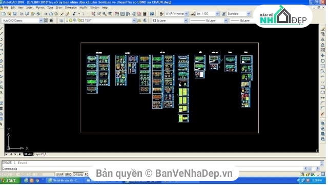 trụ sở 2 tầng,bản vẽ 2 tầng 7.5x33m,trụ sở ủy ban nhân dân,bản vẽ UBND 2 tầng,thiết kế UBND 2 tầng
