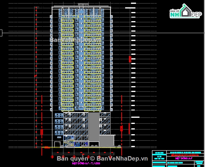 Bản vẽ chung cư,Chung cư,thiết kế chung cư