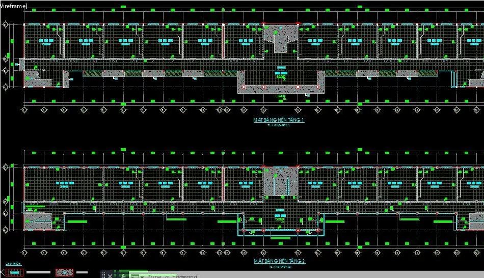 vẽ trường học,trường học,Trường tiểu học 2 tầng 22 phòng