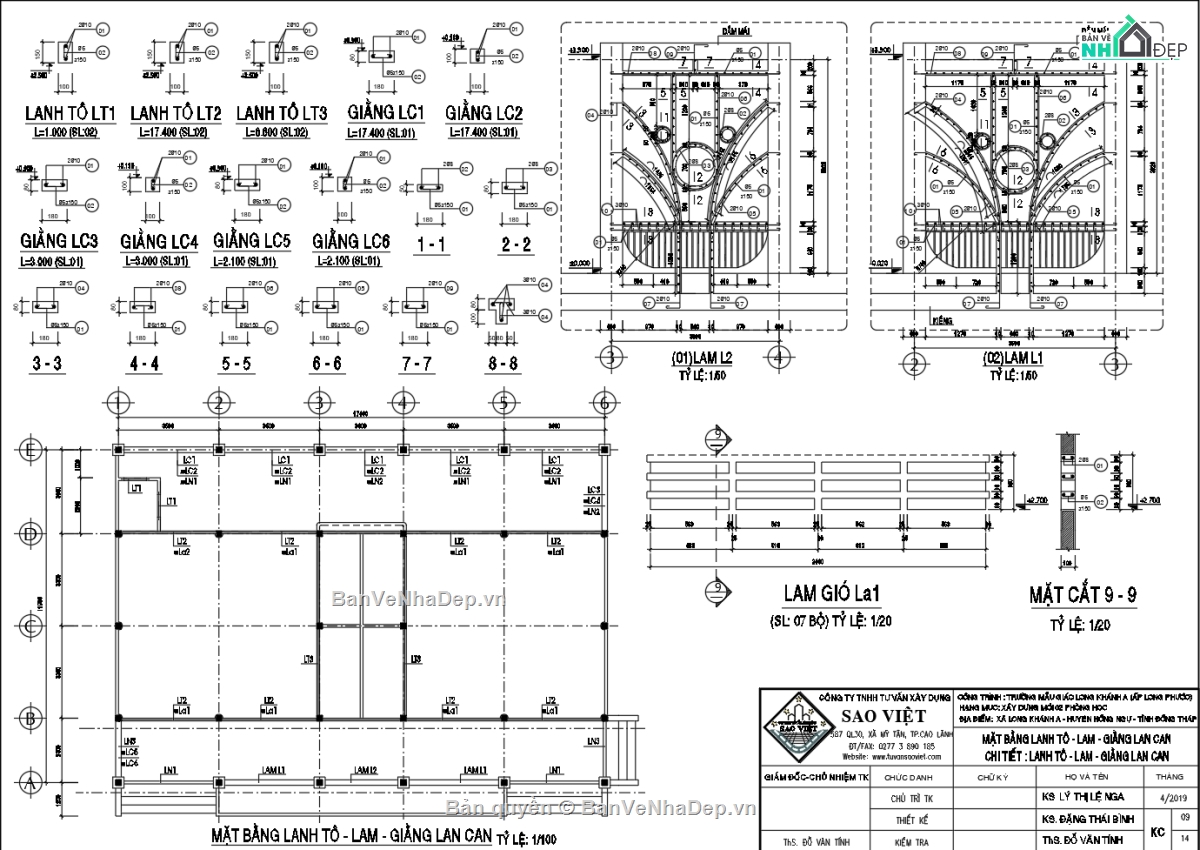 Bản vẽ trường mầm non,Bản vẽ trường mẫu giáo,trường mầm non,trường mầm non 1 tầng,file cad trường mầm non