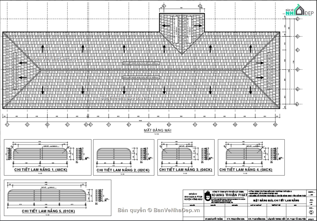 Bản vẽ cad trường mầm non,Bản vẽ trường mầm non,Bản vẽ thiết kế thi công trường mầm non