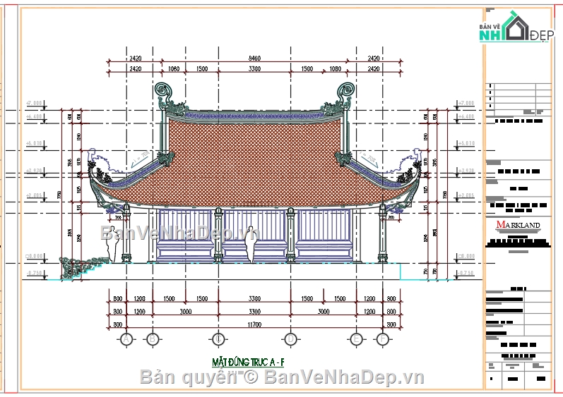 File cad,kiến trúc nhà thờ,kiến trúc nhà thờ họ,kiến rúc,nhà mái,kiến trúc nhà