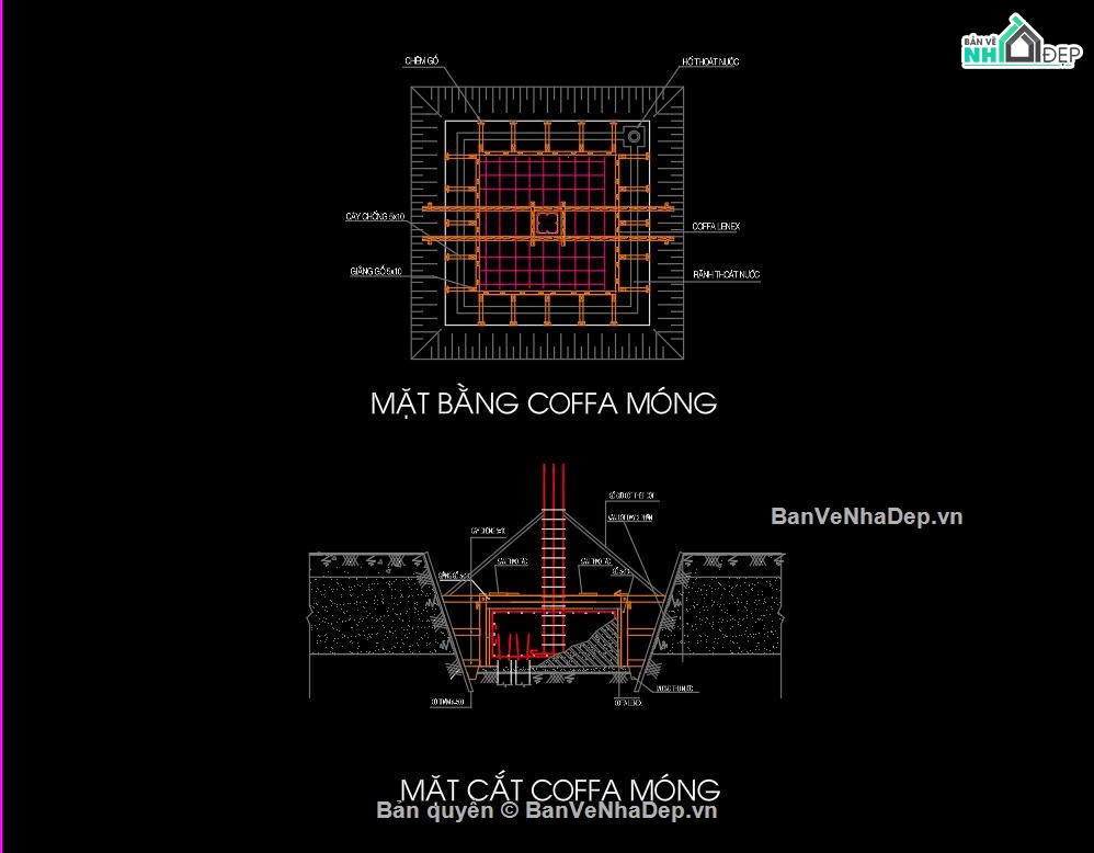 thi công trường học,Bản vẽ thi công,biện pháp thi công trường học