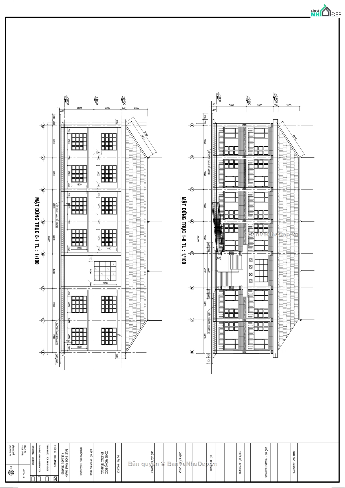 trường tiểu học,vẽ trường học,Bản vẽ trường,xây dựng 6 phòng học,Bản vẽ xây dựng khối 6 phòng học lầu trường tiểu h,phòng học trường tiểu học