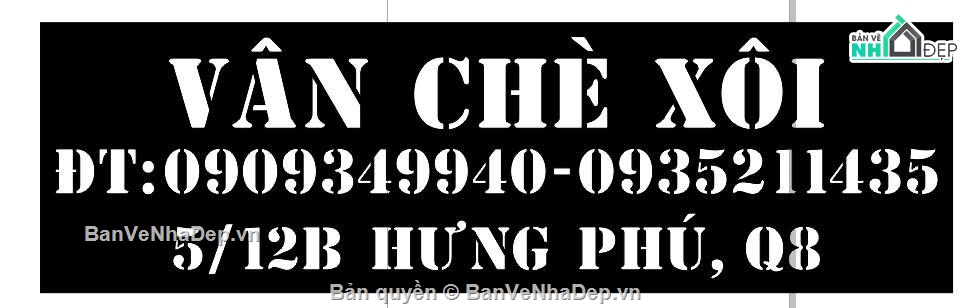 Bảng hiệu,Bảng hiệu cnc,file dxf bảng hiệu