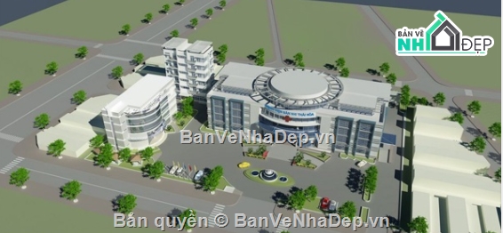 file cad bệnh viện,bệnh viện file cad,bệnh viện đồng tháp