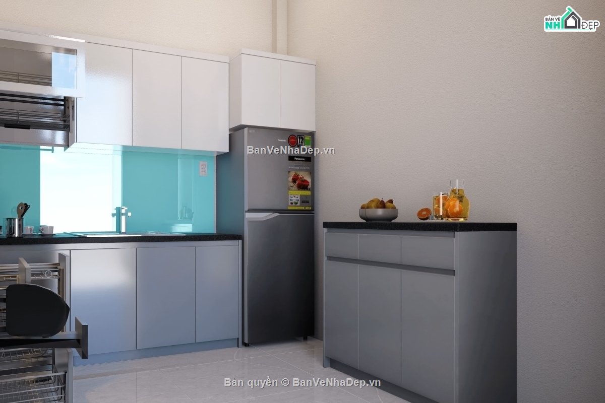 Bếp ăn,Bếp,Bếp hiện đại,Bếp cnc,Bếp render