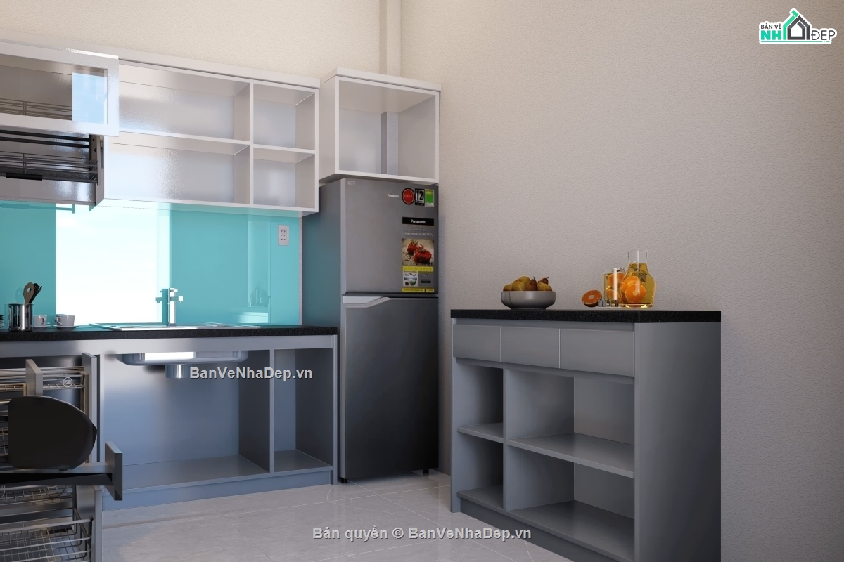 Bếp ăn,Bếp,Bếp hiện đại,Bếp cnc,Bếp render