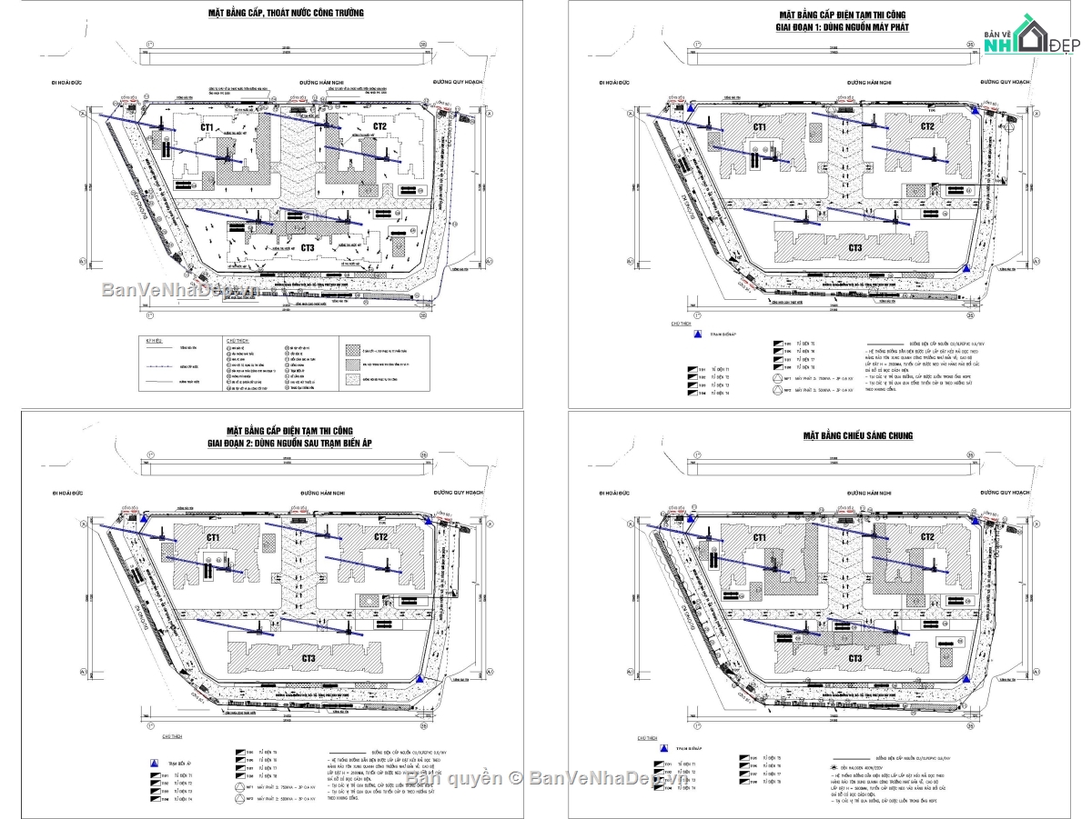 BPTC 2 hầm ép cừ khoan neo,Biện pháp thi công Topdown,BPTC ép cừ kết hợp neo trong đất,Bản vẽ biện pháp thi công hầm ép cừ,Bản vẽ BPTC hầm khoan neo trong đất,BPTC hầm bằng phương án Topdown