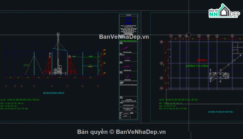 BPTC nhà xưởng,nhà xưởng,file cad nhà xưởng