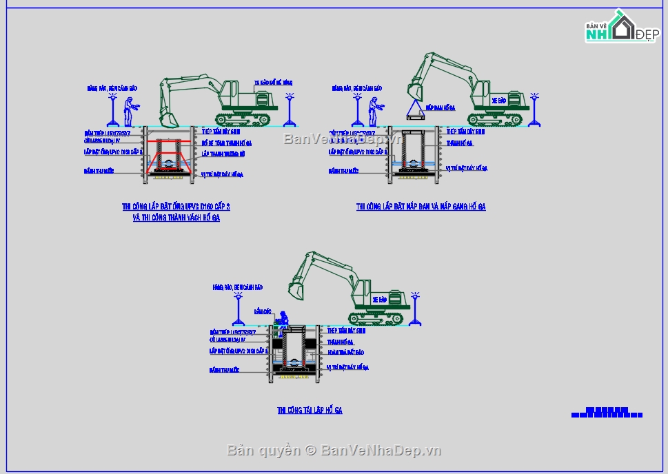 Biện pháp thi công hố ga giao cắt,Thi công xử lý xung đột tuyến ống thu gom,Biện pháp thi công hố ga