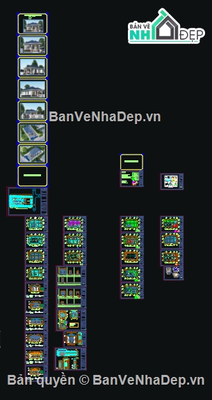 1 tầng,biệt thự 1 tầng,Bản vẽ Biệt thự 1 tầng