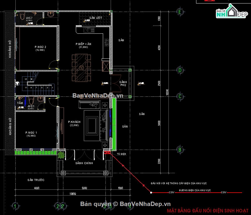 Biệt thự 2 tầng,2 tầng,Nhà phố 2 tầng