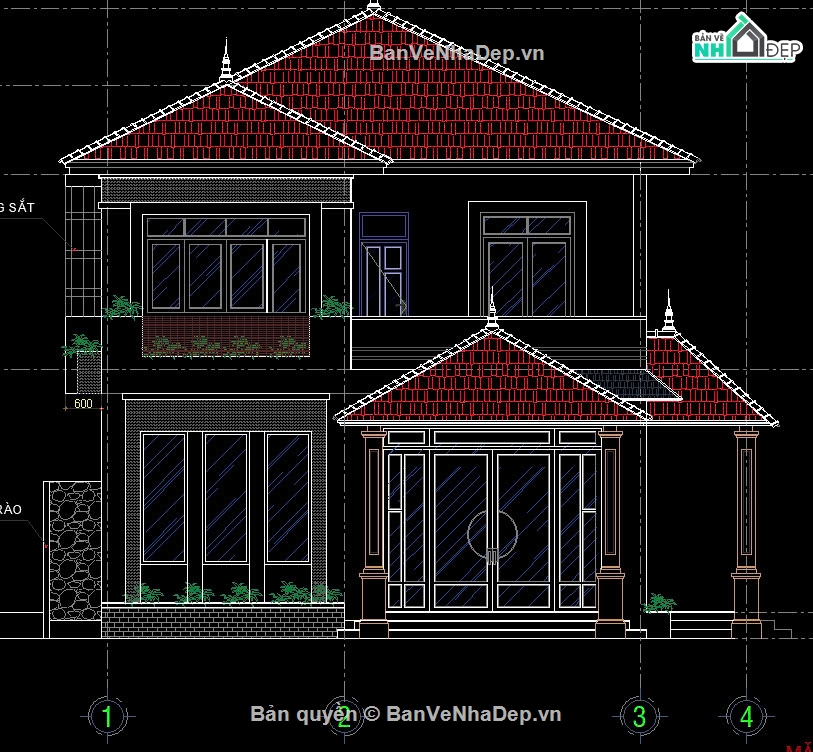 Biệt thự 2 tầng,2 tầng,Nhà phố 2 tầng