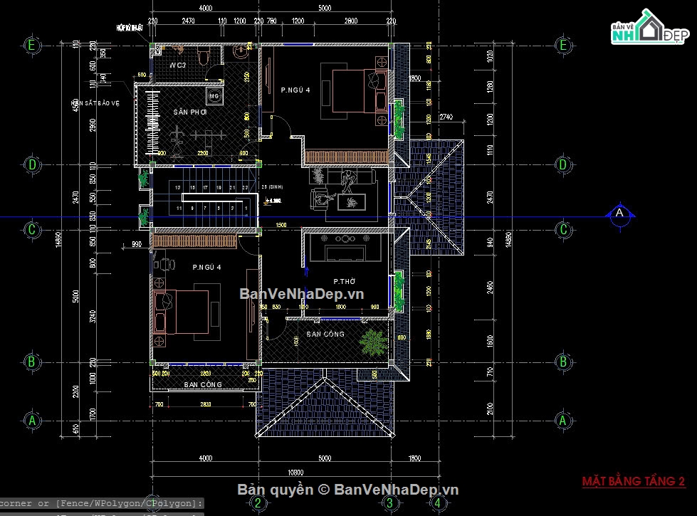 Biệt thự 2 tầng,2 tầng,Nhà phố 2 tầng